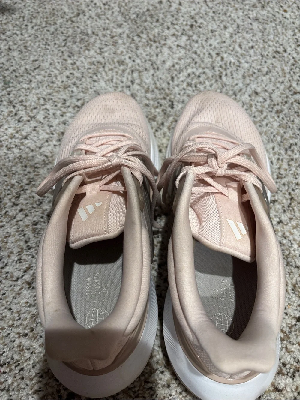 adidas Women's Pale Pink Mesh Running Shoes